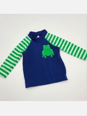 Baby Boden frog rashguard size 6-12 months